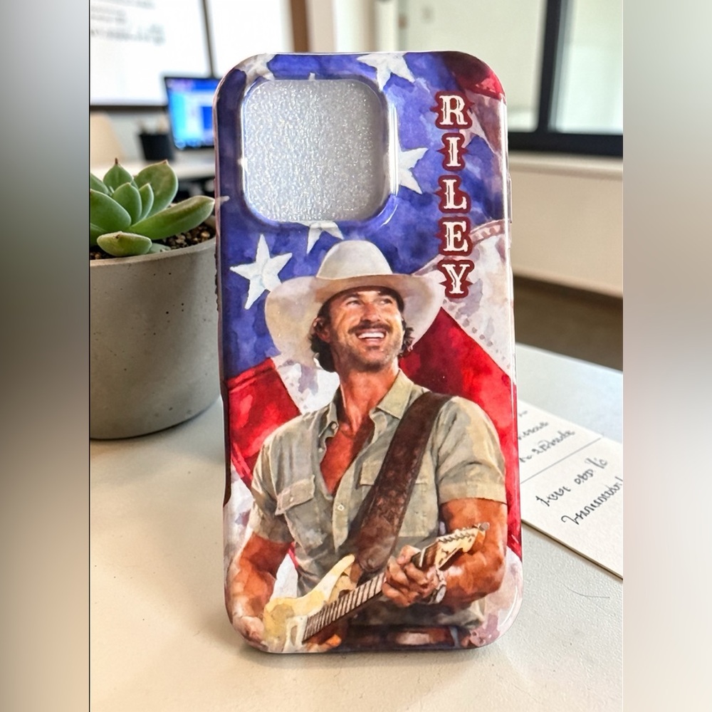 2 in 1 Riley Green - Country Music Inspired iPhone‎ Case